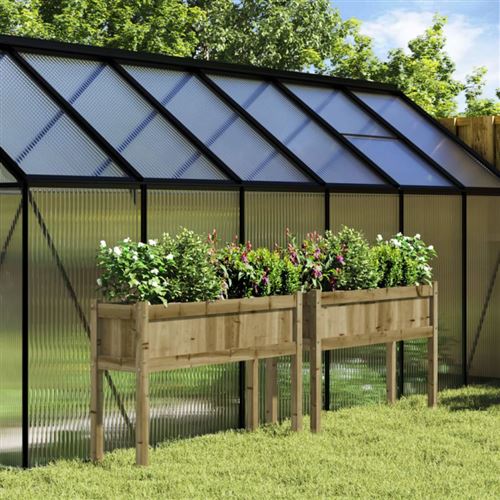 Vidaxl Jardinières Bois De Pin Imprégné - Image 3