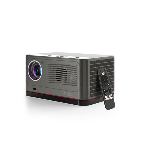 Projecteur Etoe Whale Pro 1800 Ansi (2026) Résolution Native 1080P Décodage 4K Mise Au Point Automatique Et Correction Automatique Du Trapèze