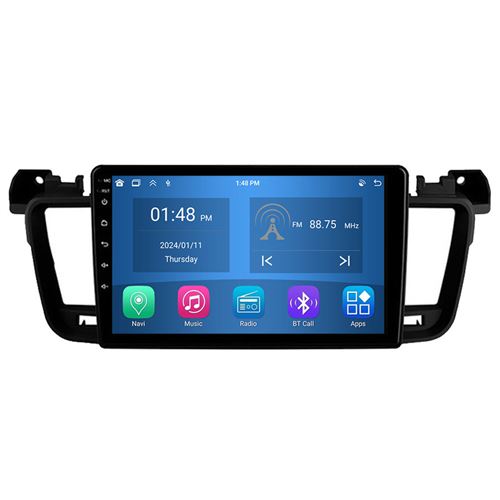 Autoradio RoverOne® Bluetooth CarPlay Android Auto Navigation 4Go RAM 64Go ROM pour Peugeot 508 2011-2018