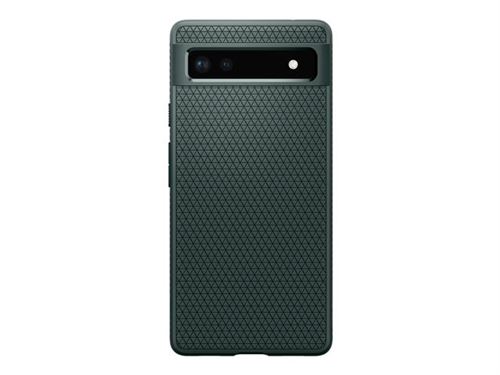 Spigen Liquid Air - Coque de protection pour téléphone portable - polyuréthanne thermoplastique (TPU) - vert de minuit - pour Google Pixel 6a