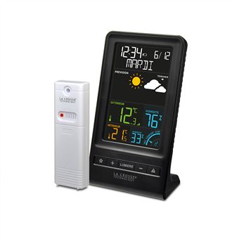 Station météo couleurs La Crosse Technology avec 1 capteur - Station météo  thermomètre pluviomètre - Achat & prix