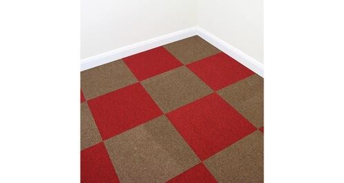 Monstershop Rouge Dalles De Moquette - 50X50 Cm - Sable & Écarlate - Image 4