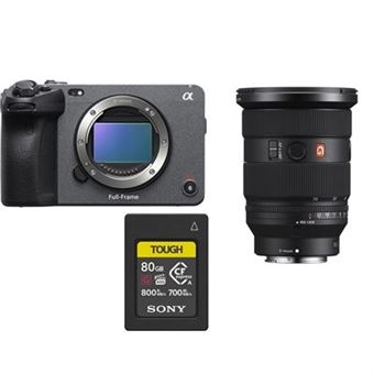 Sony FX3A boîtier+ objectif Sony FE 24-70 mm f/2.8 GM II + Sony 80GB Tough CFexpress Type A 800MB/s - 1
