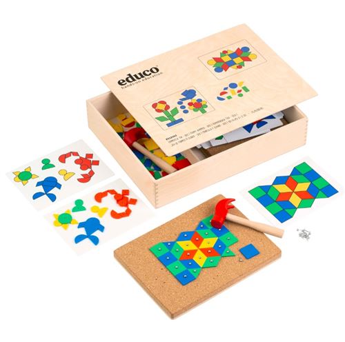Jeu de formes à clouer - geo