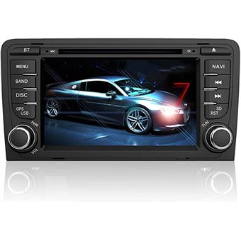 Autoradio Android 13 Pour Audi A3/S3/RS3 8P (2003-2012) - 7 Pouces, 2Go+64Go, CarPlay, Android Auto, GPS, WiFi (caméra De Recul Incluse)