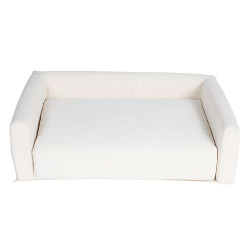 Comparer les prix de Panier pour chien LEONARD en tissu velours côtelé beige taille L