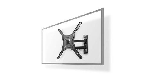 Non Communiqué Support Tv Mural Inclinable Pour Téléviseur 23" À 55" Poids Max 30Kg 3 Pivots