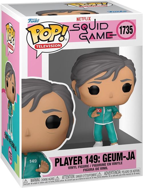 Funko Vert/Turquoise Figurine Pop Squid Game Geum-Ja - Image 2