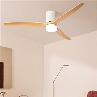 WIND CALM L - Ventilateur de plafond silencieux 40W avec pales techniques en ABS Ø152cm avec eclaraige sans wifi - 1