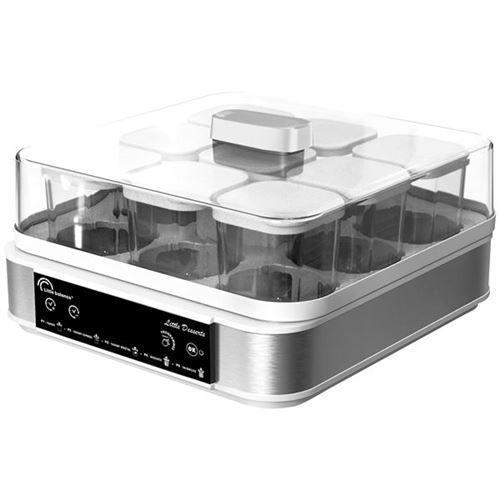Little Balance Collection Fait Maison Little Desserts - Yaourtière - 30 Watt - Blanc/inox