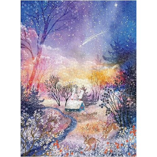 Puzzle 1000 Pièces : Neige Enchantée