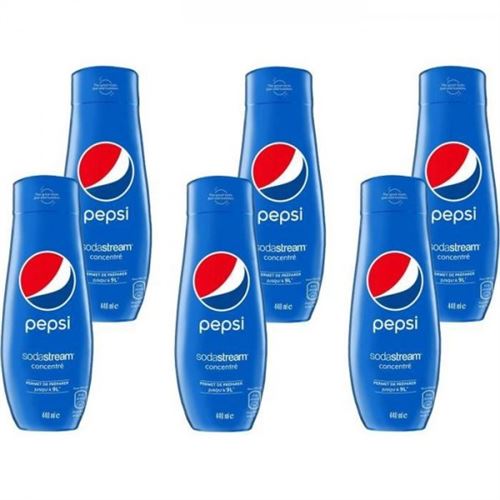  Machine a Soda SODASTREAM 3009989 Lot de 6 Concentr&eacute;s PEPSI 