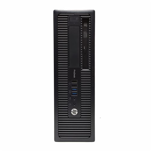 Unité Centrale HP Prodesk 600 G1 Sff I3-4130 8Go 120Go SSD+500Go Hdd Dvd W10P - Noir