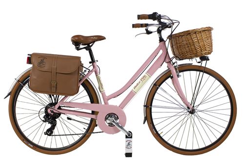  Dolce Vita by Canellini V&eacute;lo de Ville Retro Vintage aluminium dame Rose 46 