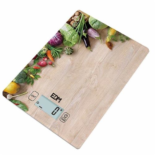 Edm Kitchen Scale Max 5kg Marron One Size / EU Plug