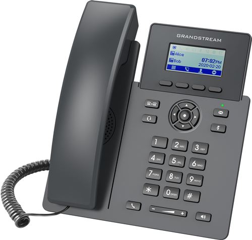 Téléphone IP Grandstream Networks GRP2601 Noir 1 ligne LCD
