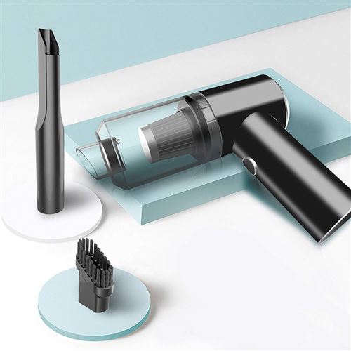 Vendos85 Noir Aspirateur De Table Sans Fil Rechargeable 6000Pa - Neuf - Image 4