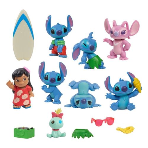 Disney - Coffret Deluxe Stitch - 13 Figurines et Accessoires - Figurines pour Enfant - Image 3
