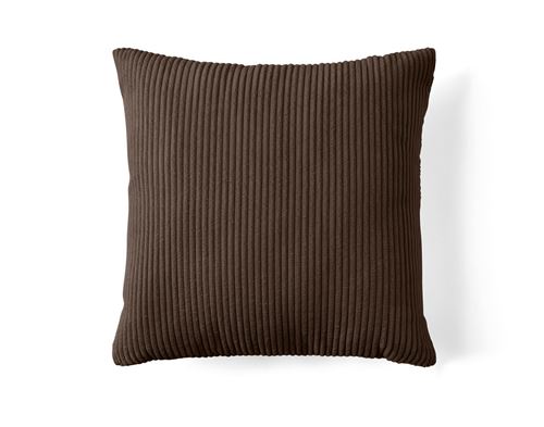 Non Communiqué Marron Selma - Coussin - En Velours Côtelé - 60X60 Cm