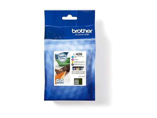 Brother LC426 - Pack de 4 - noir, jaune, cyan, magenta - original - cartouche d'encre - pour Brother MFC-J4335DWXL, MFC-J4340DW, MFC-J4535dw, MFC-J4535DWXL, MFC-J4540DW, MFC-J4540DWXL