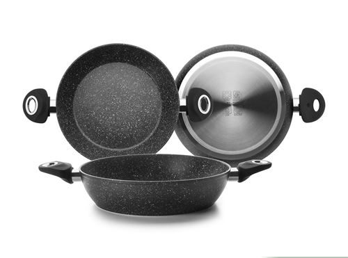 Ibili - Poêle profonde avec anses Natura - 28 cm - Image 2