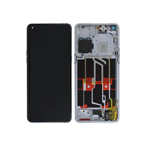 Original Ecran LCD Vitre tactile Blanc Assemblés Sur Châssis Pour Oppo Find X5 Pro
