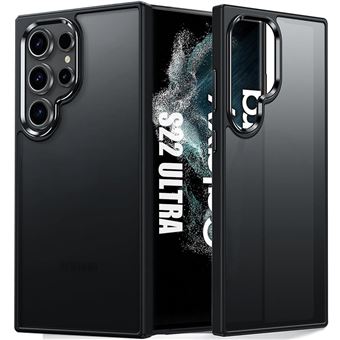 Coque pour Samsung Galaxy S22 Ultra, Protection Anti-Rayures Antichoc Arrière Rigide Translucide - BOOLING - 1