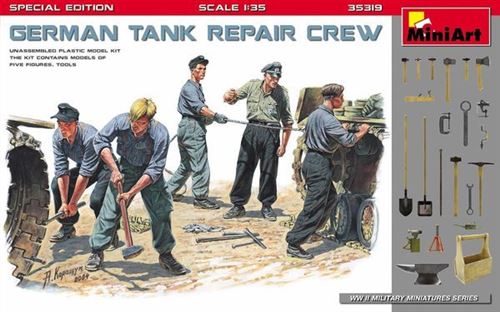 German Tank Repair Crew.special Edition - 1:35e - Miniart