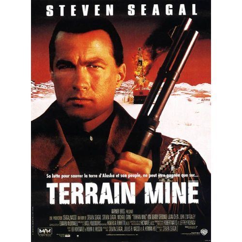 Affiche de Cinéma Originale - Terrain miné - 1994 - Steven Seagal, Michael Caine - 116x158cm
