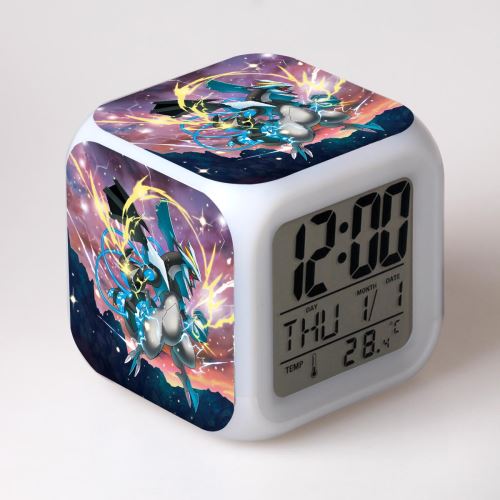 Réveil enfant LED Multifonctionnel Coloré - Pokemon #25