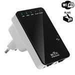 Amplificateur Wifi Répéteur Ethernet Rj45 Portable Routeur Sans Fil 300Mbps Noir YONIS