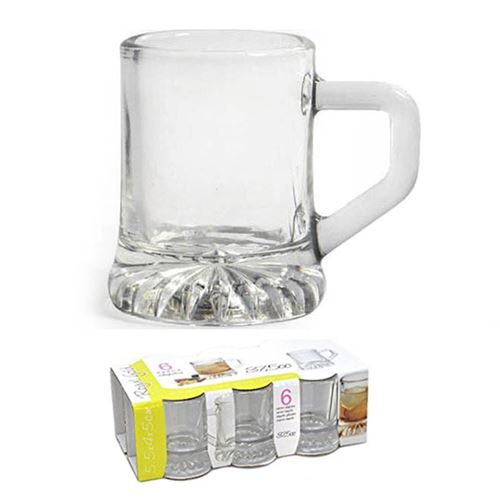 Ensemble de Verres à Liqueur Royal Gold 37,5 ml Verre (Pack de 6)