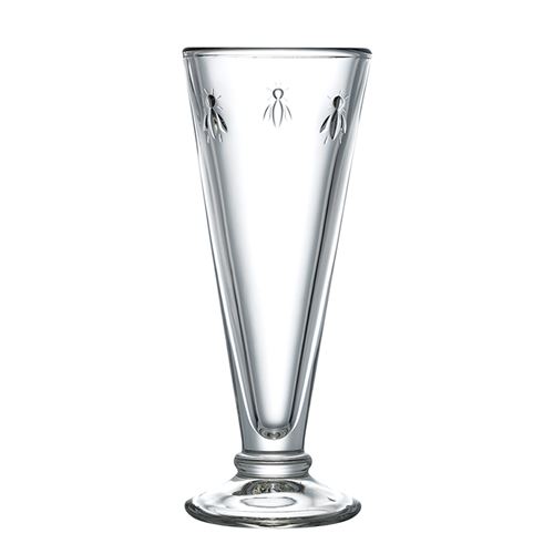 Fl&ucirc;te &agrave;&nbsp;champagne en verre press&eacute; - 15cl (lot de 6) abeille