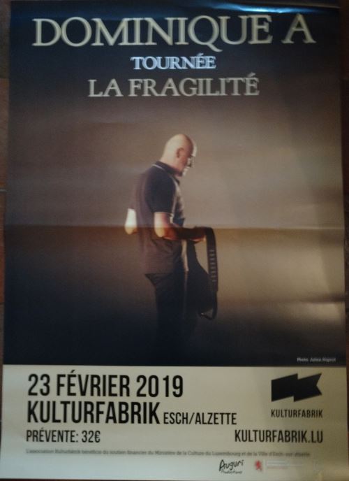 Dominique A - La Fragilité - AFFICHE État correct - N/A reconditionné disponible sur Fnac