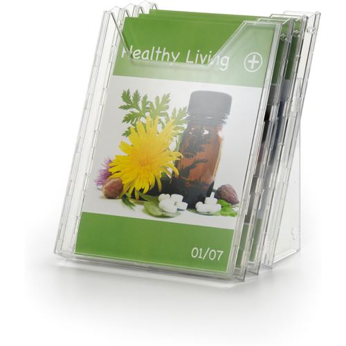 DURABLE Porte-brochures COMBIBOXX A4 set L, transparent