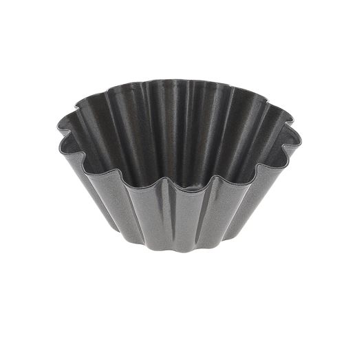 Mini moule à brioche 10 cm en acier antiadhésif - De Buyer - Gris - Acier