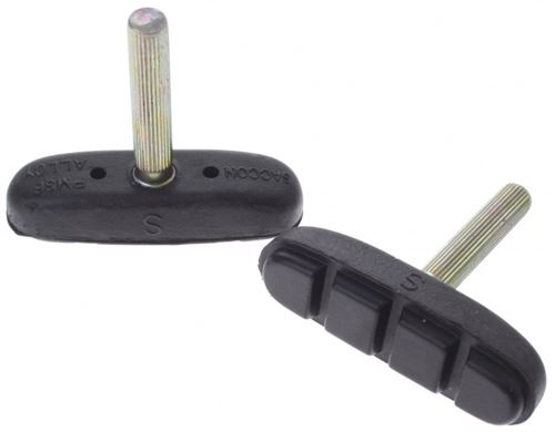 Simson Frein en porte à faux 55 x 12 mm 2 pièces noires