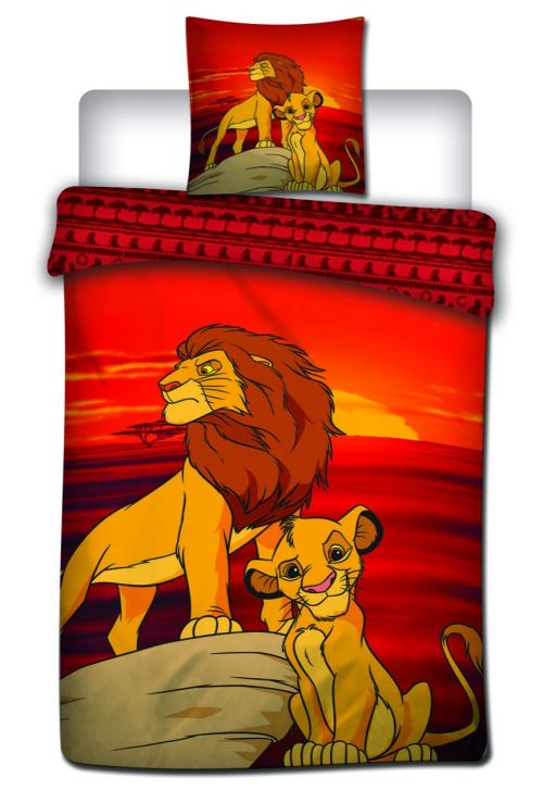 Disney enveloppe de couette Le Roi Lion junior 140 x 200 cm