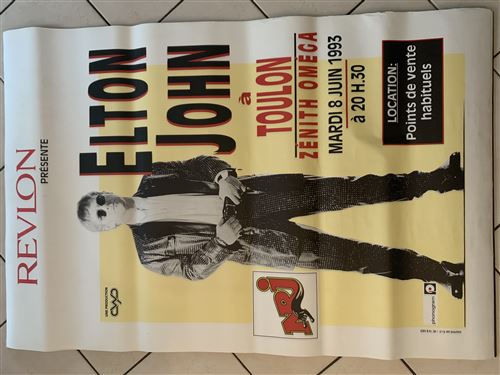 ELTON JOHN - Tour 1993 - 80x120cm - Affiche