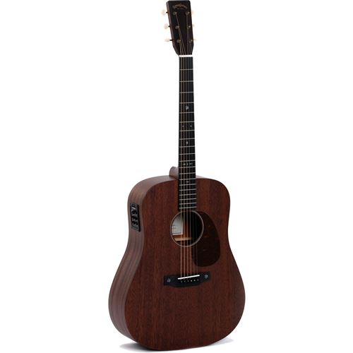 Sigma Guitars SDM-15E+ all-solid mahogany dreadnought avec housse