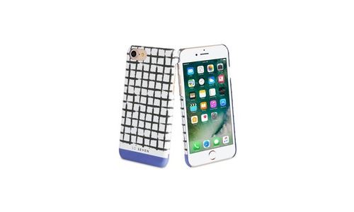 So Seven Coque Arty Bleu + Carreaux Pour Apple Iphone 7/8