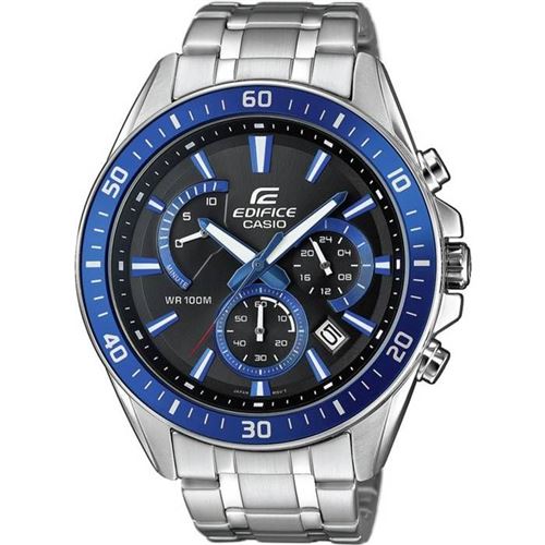 Edifice Argent Premium Efr-552D-1A2vuef - Montre-Bracelet - Quartz - Analogique - Acier Inoxydable Solide