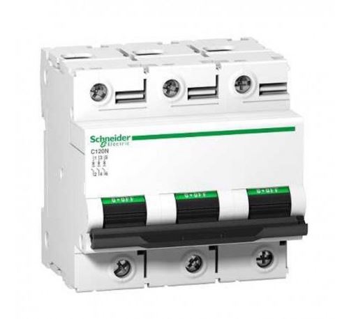 Schneider Electric Blanc Disjoncteur 80 A - C120n - 3P - Courbe C - 10 Ka