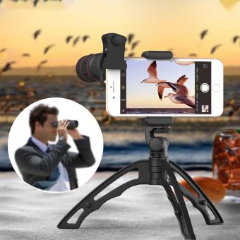 Kit Objectif 18X Zoom Télescope Monoculaire Monoculaire avec Trépied pour  Smartphone APL-18XJJ04 - Zoom - Achat & prix | fnac