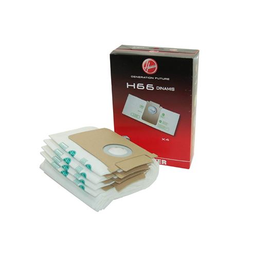 Sacs (X4) H66 Dinamis pour Aspirateur Hoover