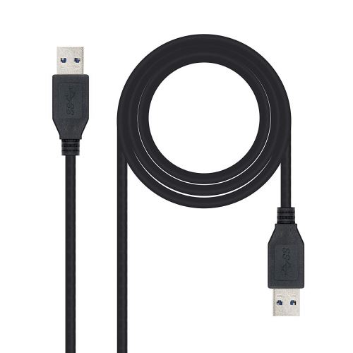 Nano Cable 10.01.1003-BK - Câble USB 3.0, mâle-mâle, Noir, 3mts