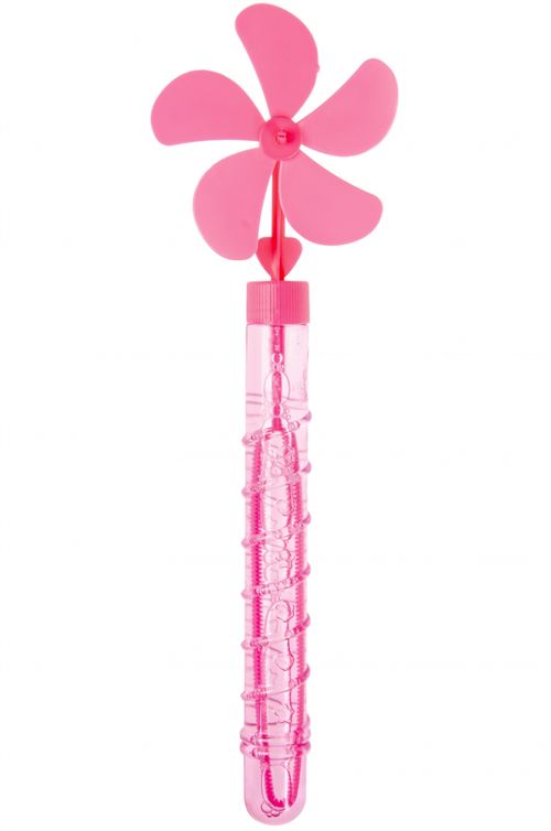 LG-Imports vessie à bulles avec moulin à vent 28 cm rose