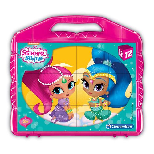 Clementoni - 41187 - Baby Cube Puzzle - Shimmer et Shine - 12 Pièces