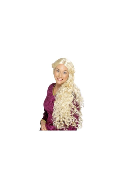 Perruque renaissance blonde
