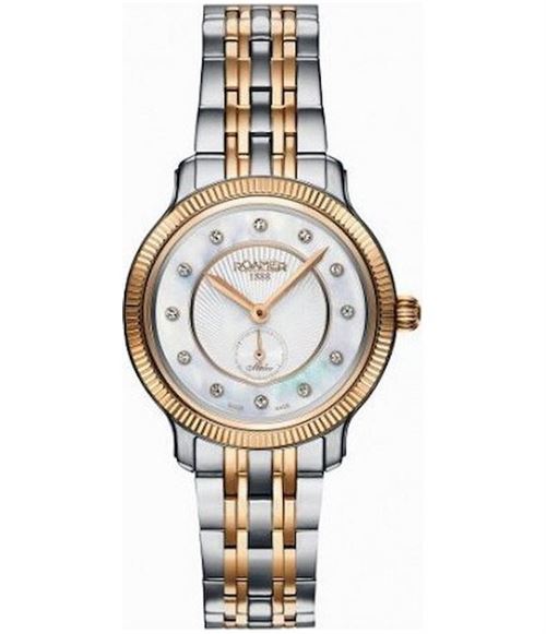 Roamer Montre Femme 624855 49 29 60 nacre, Blanc